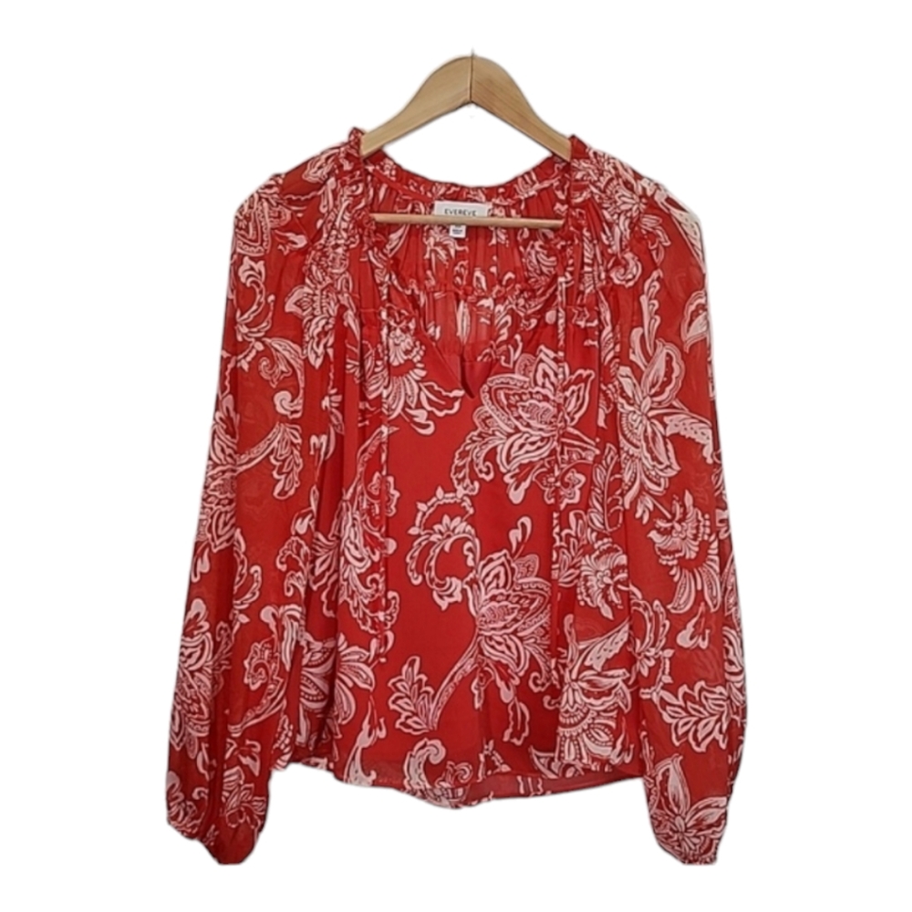 Evereve chiffon blouse size XS